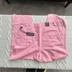 BlankNYC The Baxter Ribcage Straight Legs Pants Linen Blend